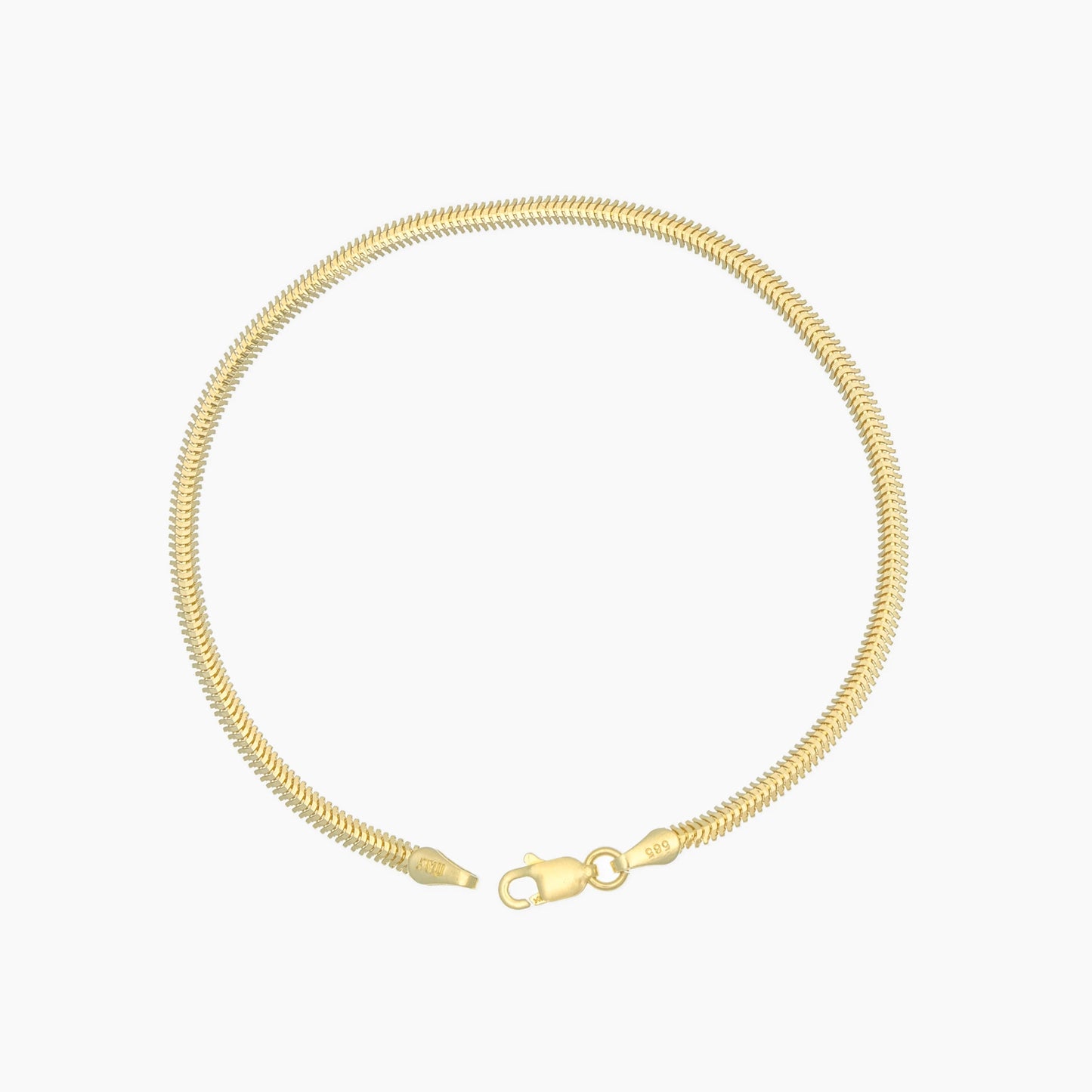 Herringbone Goldarmband - 14k